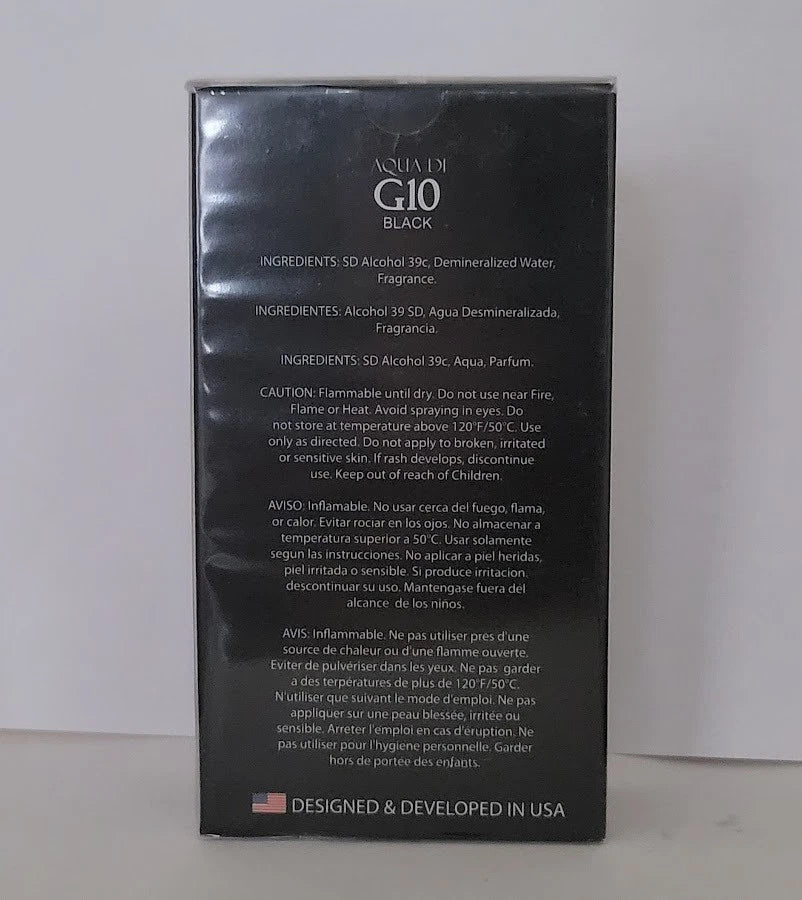 Aqua di G.10 Eau de Parfum for Men 100ml – Fresh Aquatic & Long-Lasting Fragrance